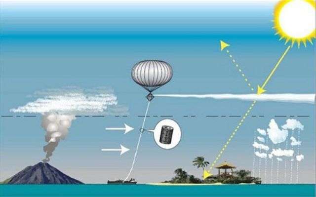 Cómo un volcan artificial puede ayudar a mitigar el calentamiento global