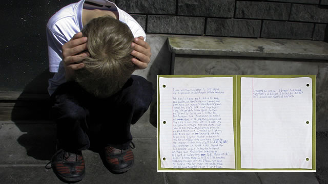 «Me di por vencido»: la conmovedora carta de un niño de 13 años antes de suicidarse por ‘bullying’