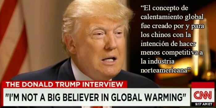 Una catástrofe para la lucha contra el cambio climático significa la victoria de Donald Trump