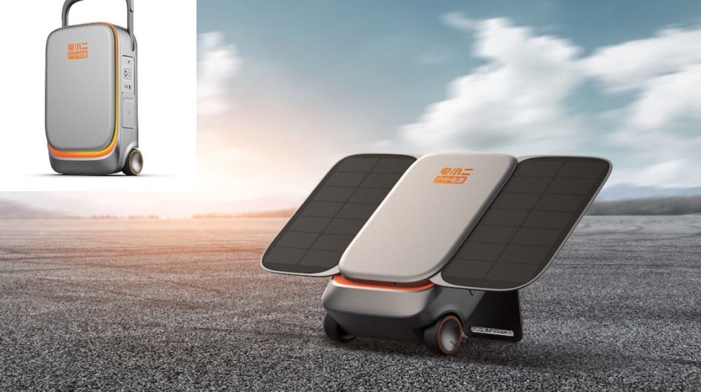 Esta maleta se convierte en una estación eléctrica con paneles solares