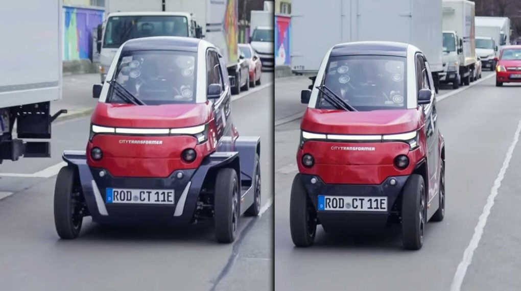 CT-2 EV: el coche eléctrico que cambia de tamaño